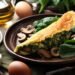 Omelete de Espinafre e Cogumelos: Saboreie e Emagreça! 10 Omelete de Espinafre e Cogumelos: Saboreie e Emagreça!