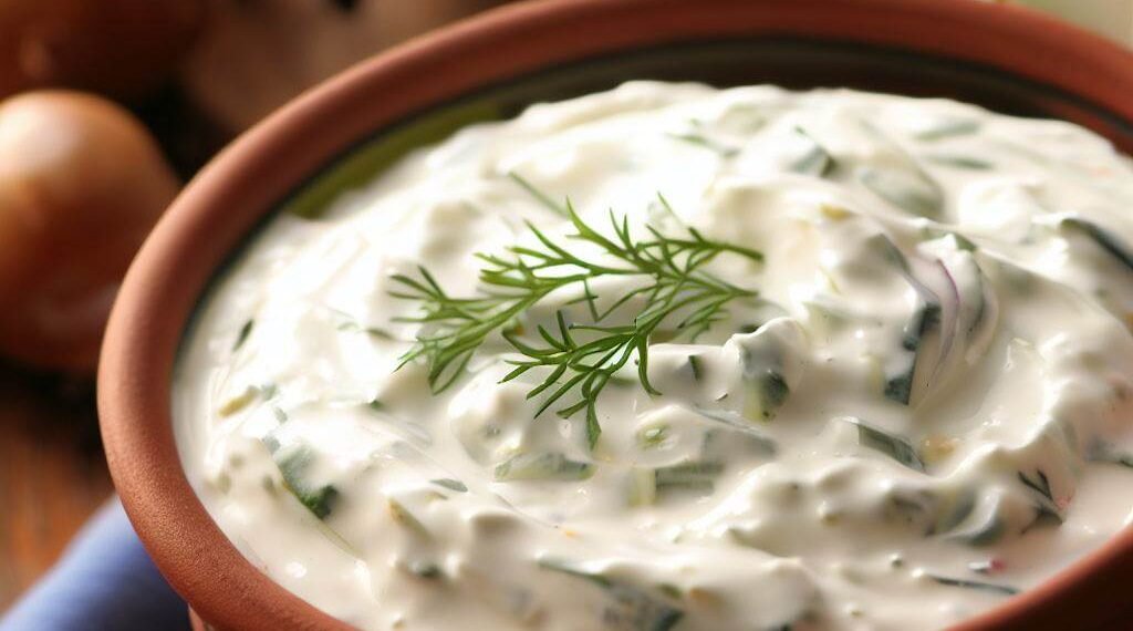Tzatziki Grego: O Refrescante Molho de Iogurte e Pepino 1 Tzatziki Grego: O Refrescante Molho de Iogurte e Pepino