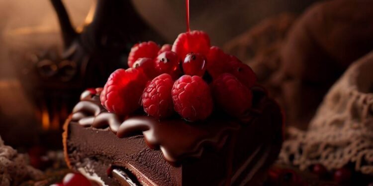Torta Celestial de Chocolate e Frutas Vermelhas: A Sobremesa que Você Precisa Experimentar!