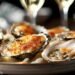 Ostras Gratinadas com Espuma de Champagne. Deliciosas 10 Ostras Gratinadas com Espuma de Champagne. Deliciosas