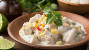 Ceviche de Peixe Branco com Leite de Coco Cremoso: Uma Deliciosa Fusão de Sabores