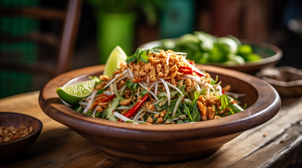 A Deliciosa Salada Som Tam da Tailândia 1 A Deliciosa Salada Som Tam da Tailândia