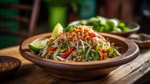 A Deliciosa Salada Som Tam da Tailândia