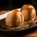 Sorvete de Baunilha com Calda de Caramelo. Delicia de Tratamento 12 Sorvete de Baunilha com Calda de Caramelo. Delicia de Tratamento