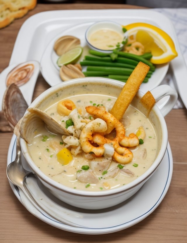 Clam Chowder de Boston: Sopa Cremosa de Mariscos!