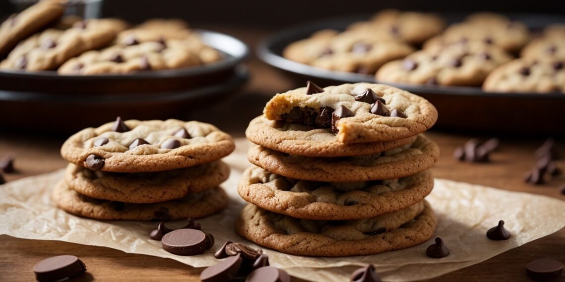 Biscoitos de Chocolate Americanos: Melhor Receita de Chocolate Chip Cookies! 1 Biscoitos de Chocolate Americanos: Melhor Receita de Chocolate Chip Cookies!