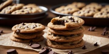 Biscoitos de Chocolate Americanos: Melhor Receita de Chocolate Chip Cookies! 10 Biscoitos de Chocolate Americanos: Melhor Receita de Chocolate Chip Cookies!