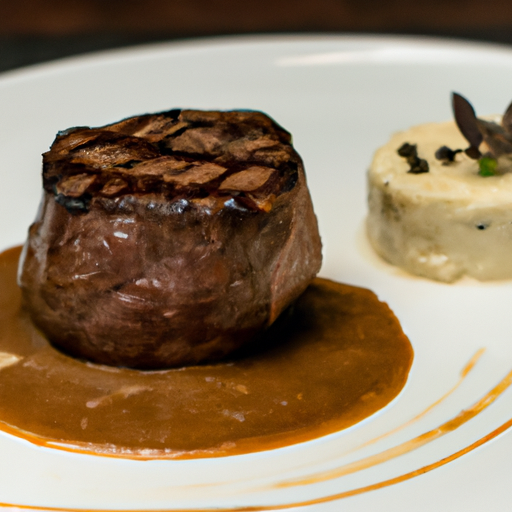 Filet Mignon ao Molho de Cogumelos Selvagens e Purê de Batata Trufado 2 Filet Mignon ao Molho de Cogumelos Selvagens e Purê de Batata Trufado