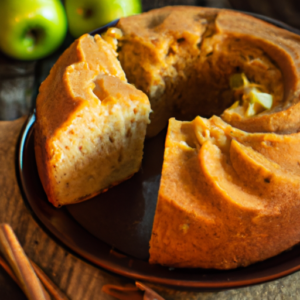 Bolo de Maçã e Canela Fit: Aconchego em Forma de Sobremesa